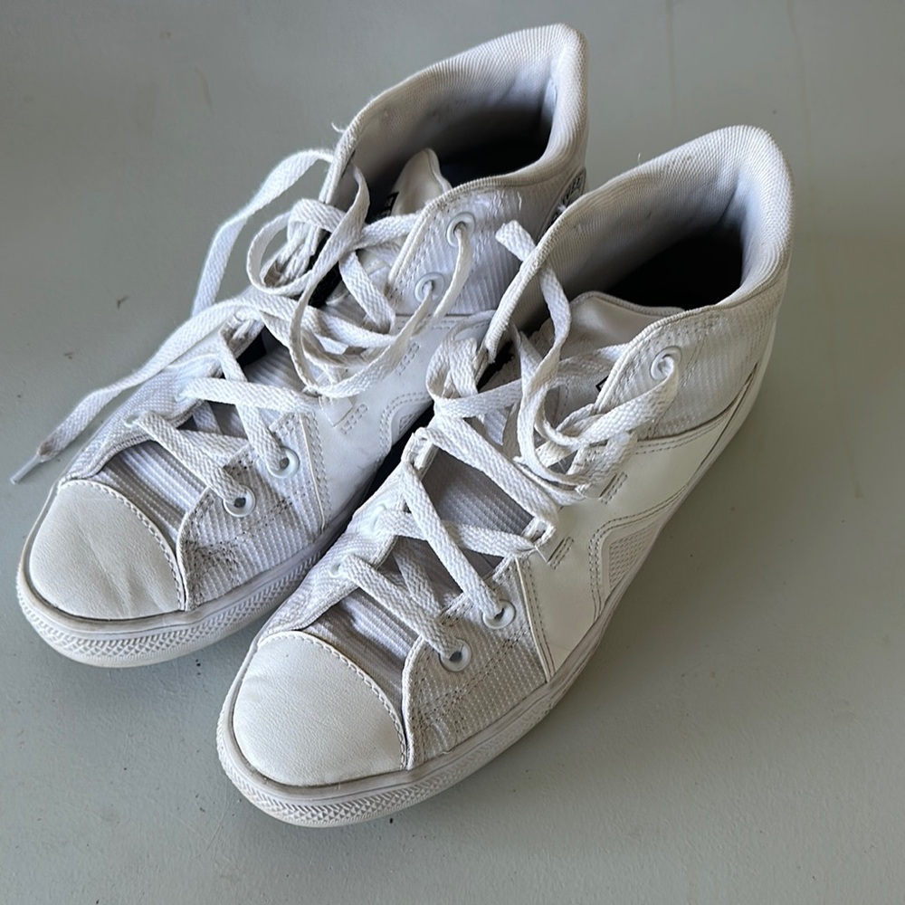 Converse White High-Top Sneakers